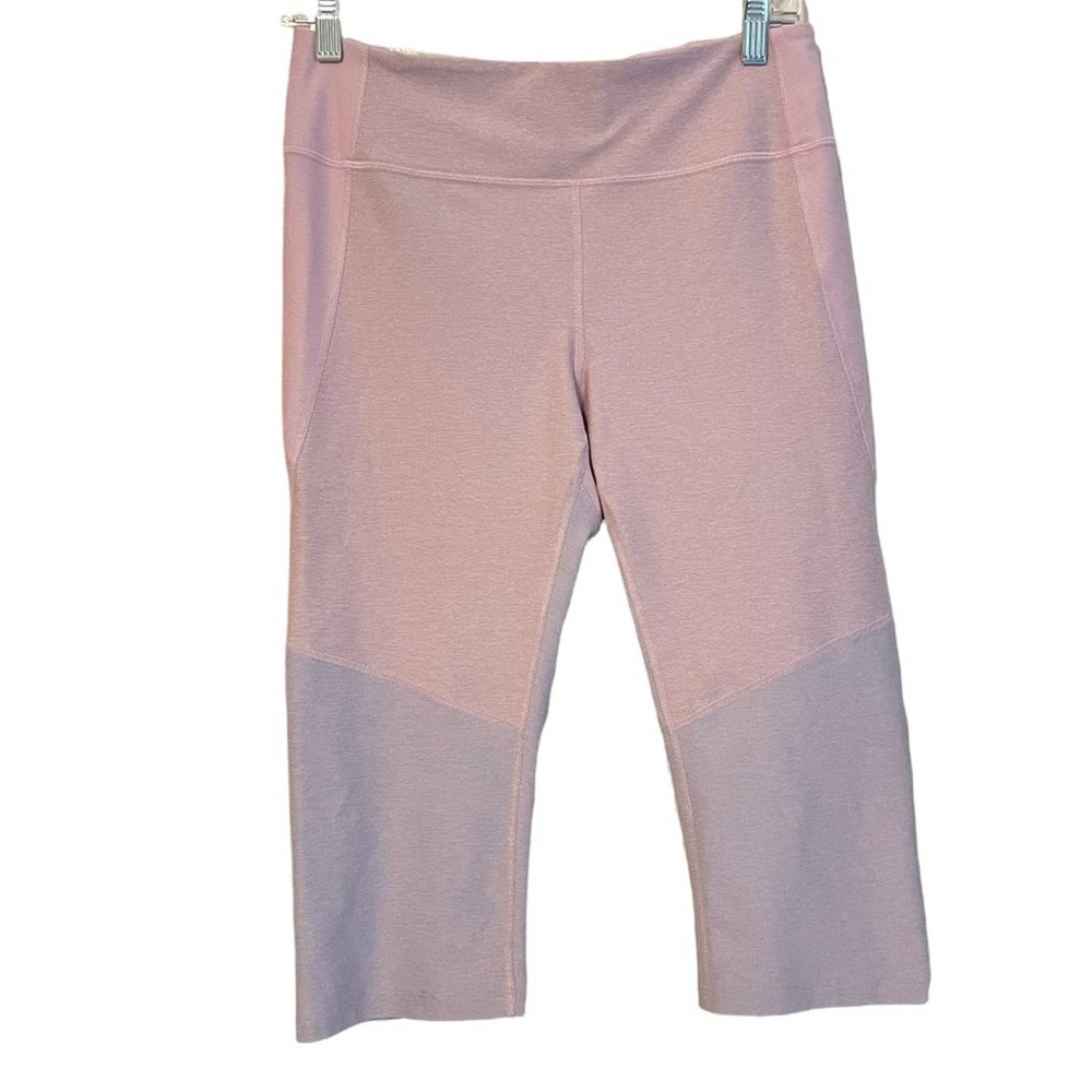 Outdoor Voices Pink Purple High‎ Rise Cropped Leggings Large